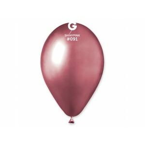 Gemar Balónik chrómový - ružový 50 ks