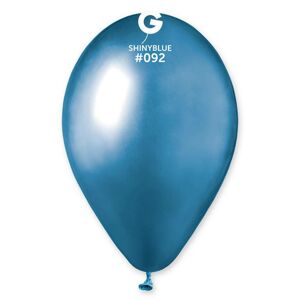 Gemar Balónik chrómový modrý 33 cm 50 ks