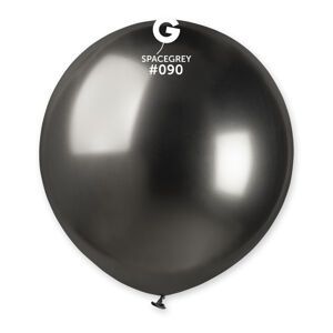 Gemar Balónik chrómový šedý 48 cm 25 ks