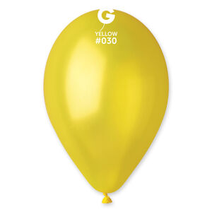 Gemar Balón metalický - žltý 28 cm 100 ks