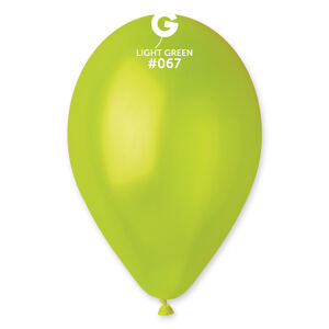 Gemar Balónik metalický zelený 26 cm 100 ks