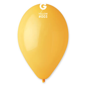 Gemar Balónik pastelový tmavá žltá 26 cm 100 ks