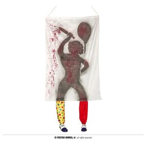 Guirca Vysiaca dekorácia - Tieň klauna s topánkami 185 x 100 cm