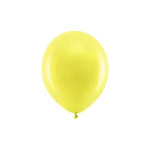PartyDeco Balón pastelový žltý 23 cm