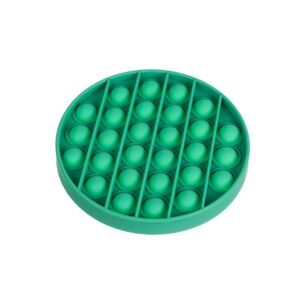 Antistresová senzorická hračka Push Pop Bubble - ROUND Zelená