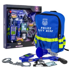 ZOG.9988 Batôžtek s vybavením pre malého policajta - City Heroes