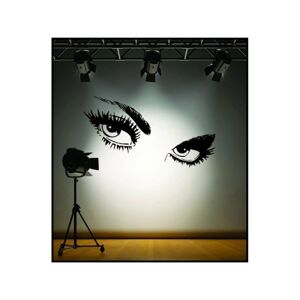 DR Dekoratívne nálepky na stenu - oči Audrey Hepburn, 60x50cm