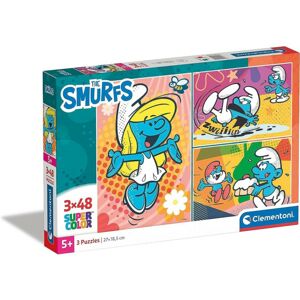 252763 Detské puzzle - Smurfs - 3x48ks