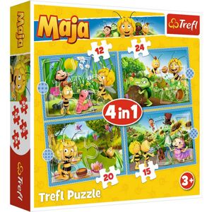 34356 Detské puzzle - Včielka Maja - 4v1