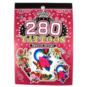 001406 Dočasné tetovania pre deti - For Girls - 280ks