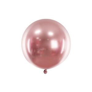 OLBOM-G-019 Party Deco Gigantický balón - Glossy - metalický, 60cm Zlatá