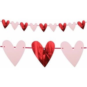 PF-GPSB Godan Girlanda so srdiečkami - Valentine's Day 200cm