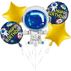jx-800937 Godan Narodeninový set balónov - Kozmická výprava (5ks)