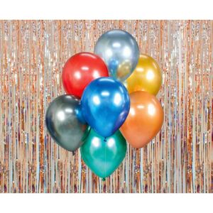 BB-MIX7 GRABO Set latexových balónov - Chrome Glanc - 30cm (7ks)