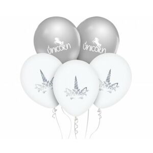GZ-JNR5 Godan Set latexových balónov - Unicorn, 30cm (5ks)