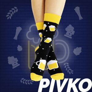 HESTY Veselé ponožky HESTY - Pivko 35-38