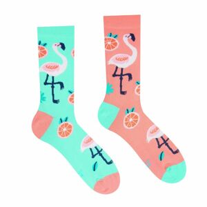 Veselé ponožky Hesty - Plameniak 35-38