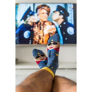 HESTY Veselé ponožky HESTY - Policajti 43-46