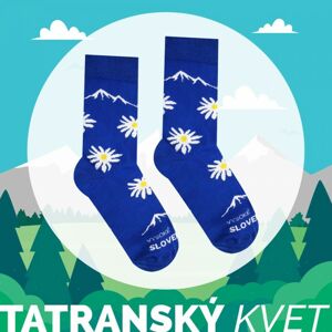 HESTY Veselé ponožky HESTY Vysoké Tatry – Tatranský kvet 39-42